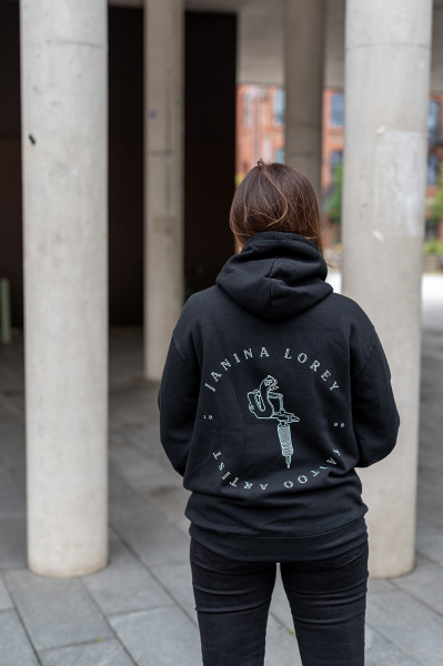 Janina Lorey Damen Hoodie Black